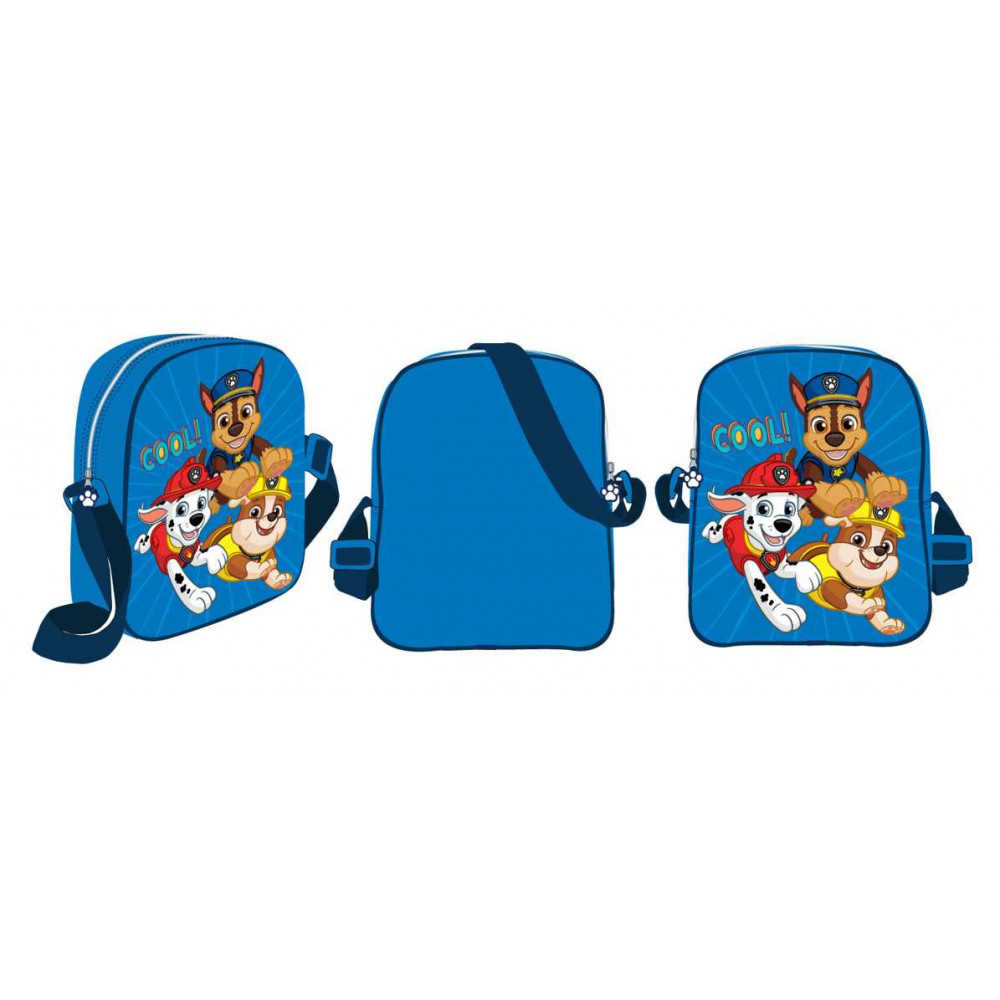 Paw Patrol Shoulder Bag | High-quality Polyester | Adjustable Strap | Blue | 21.5 x 15.5 x 8 cm