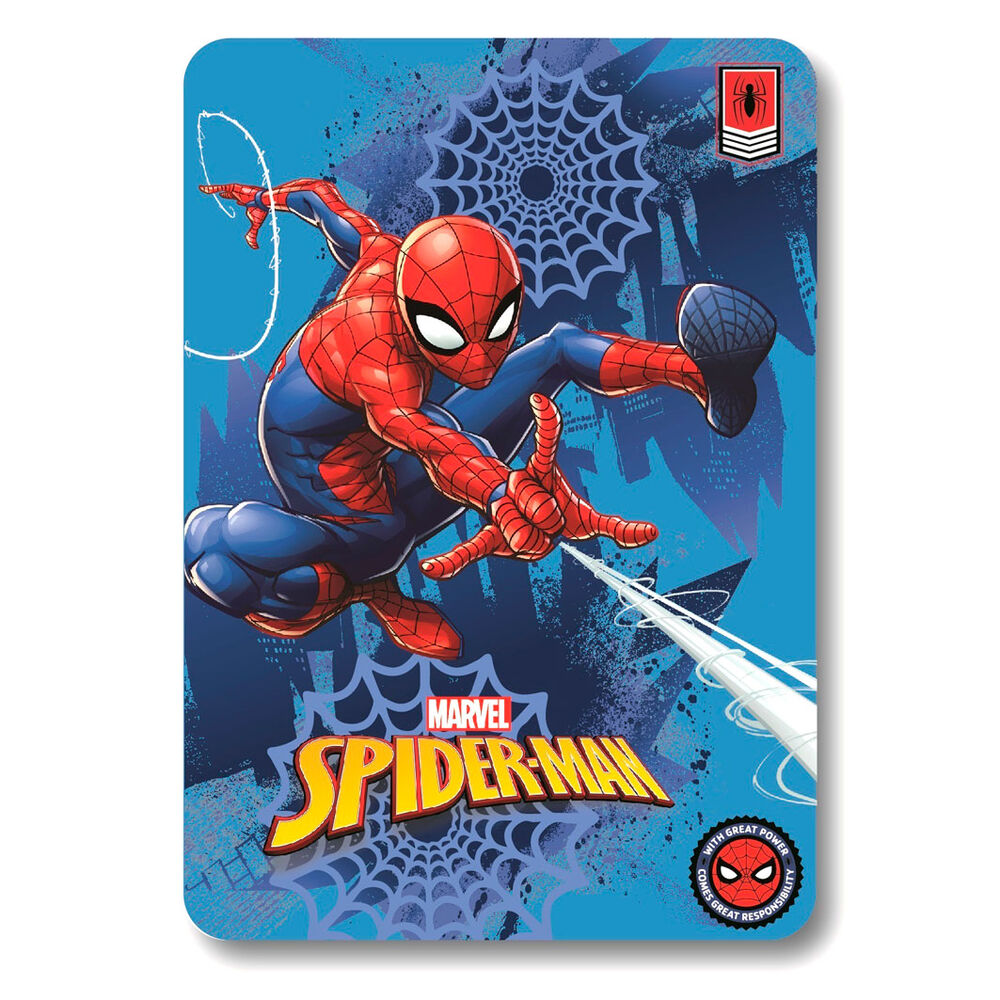 Marvel Spiderman Fleece Blanket 100 x 140 cm Officially Licensed Marvel Spiderman Blanket Warm Throw