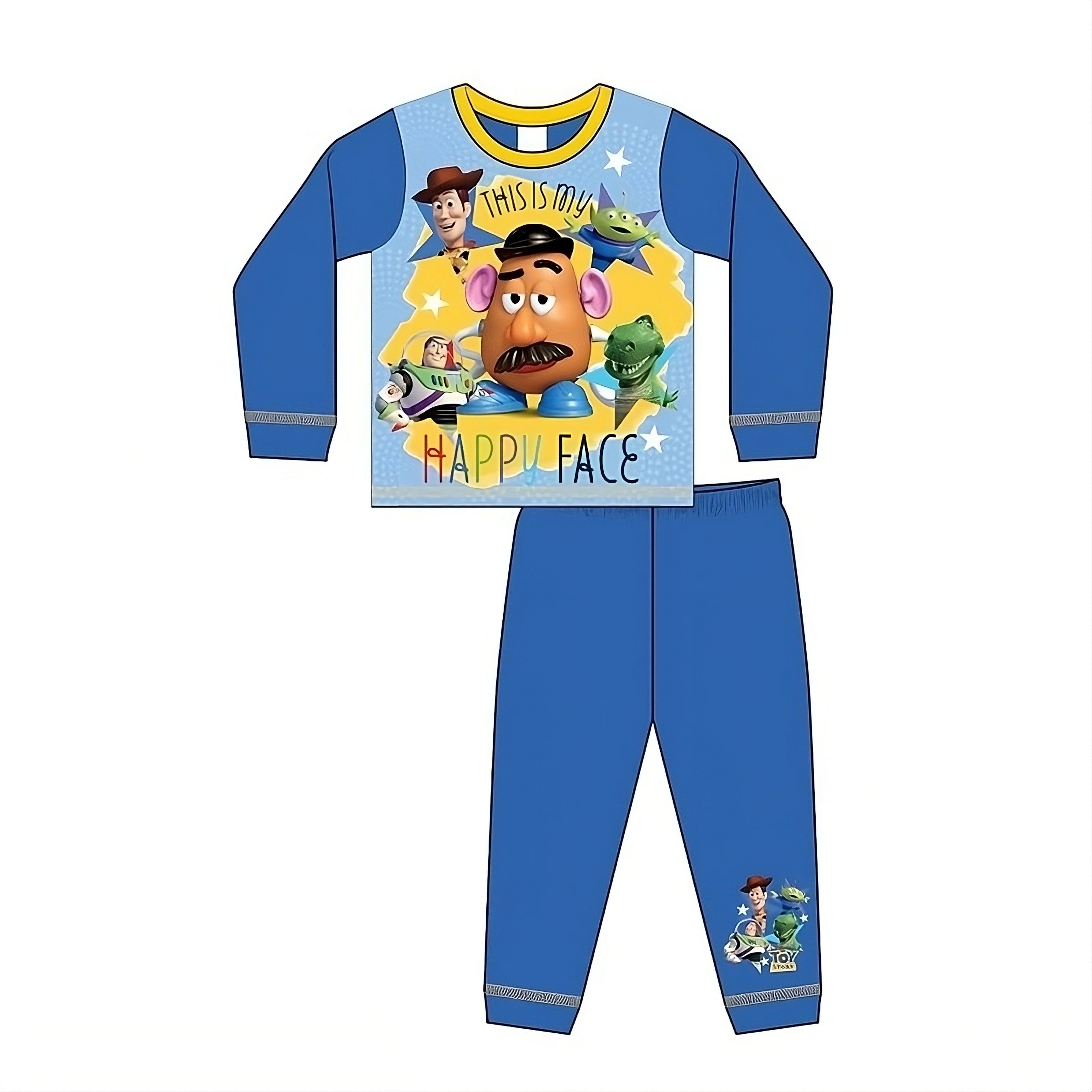 Boys Toddler Toy Story Pyjamas | 100% Cotton | Sizes 18-24M to 4-5Y | Polyester Top Print