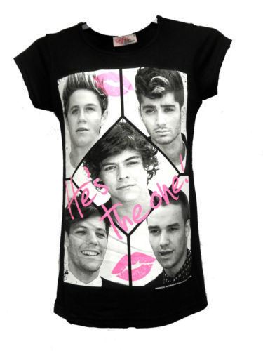 Girls Short Sleeved 1d One Direction He's the One T shirt