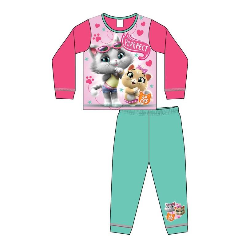 Girls Toddler 44 Cats Purrfect Nightwear Pyjamas Set