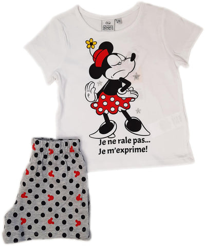 Latest Pink minnie Mouse Shortie Shorts Nightwear For Girls