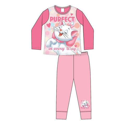 Girls Disney Aristocats Perfect Long Sleeve Nightwear Pyjama Set
