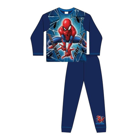 Boys Marvel Spiderman Long Sleeve Nightwear Pyjama Set