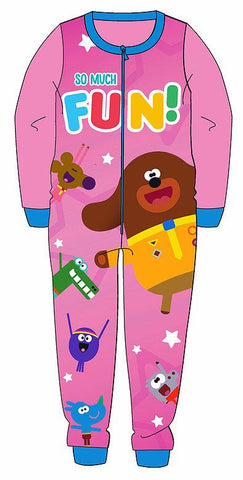 Hey Duggee Sleepsuit Onesie Pyjamas For Girls Multi Coloured