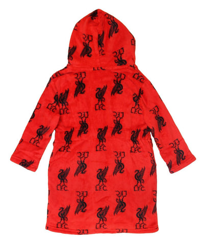Boy's Liverpool FC Fleece Dressing Gown Bathrobe