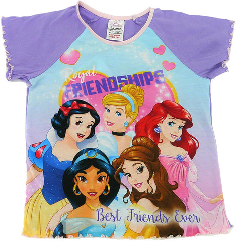 Disney Princess Girls Sleepwear Shortie Pyjamas