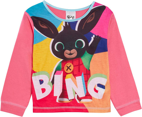Bing Girls Long Sleeve Nightwear Pjs Pyjama Set