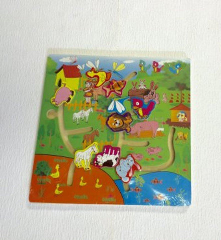 Wooden Animal Jigsaw Early Learning Baby Kids Preschool Educational Toy