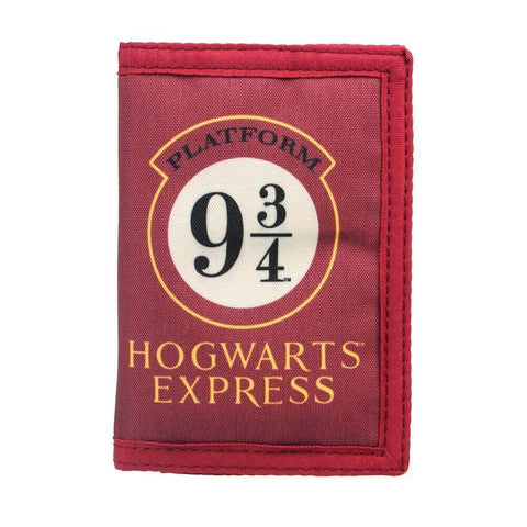 Boys Girls Harry Potter Hogwarts Express Tri-Fold Wallet Purse