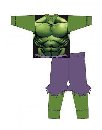 Boys Novelty Spiderman Hulk dress up pyjamas