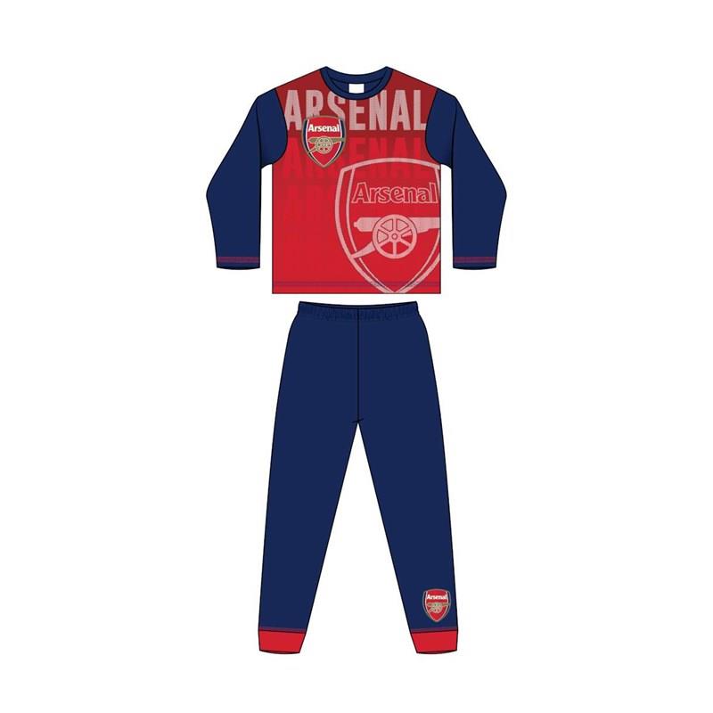 Boys Official Arsenal AFC Long Pyjamas Football Club Crest Gunners