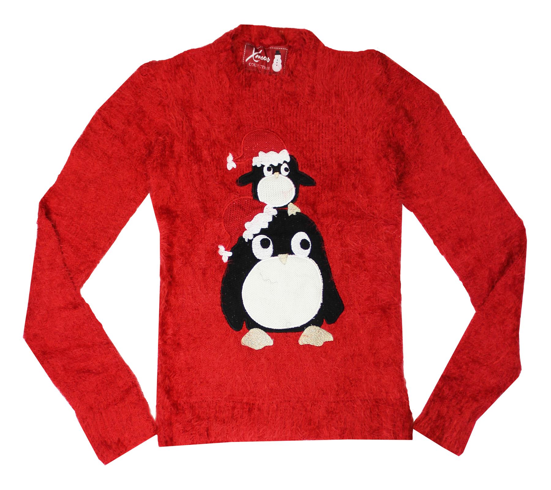Christmas Collection 'Merry Christmas' Round Neck Long Sleeve Xmas Jumper