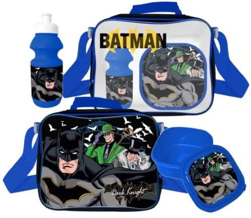 Batman & Joker Children's Kids Character Lunch Bag Set