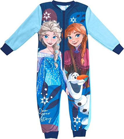 Girls Disney Frozen 'Own Your Destiny' All in One Sleepsuit Onesie (2 Years-8 Years)